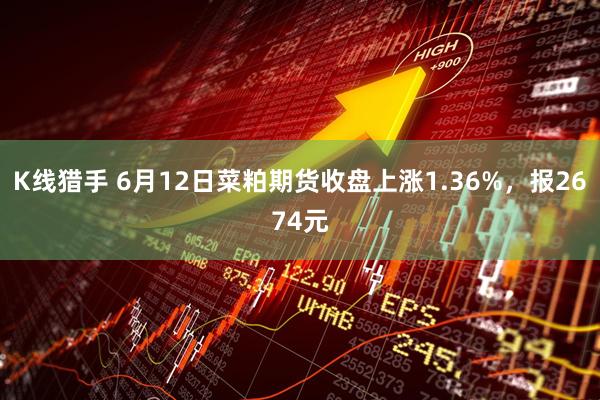 K线猎手 6月12日菜粕期货收盘上涨1.36%，报2674元